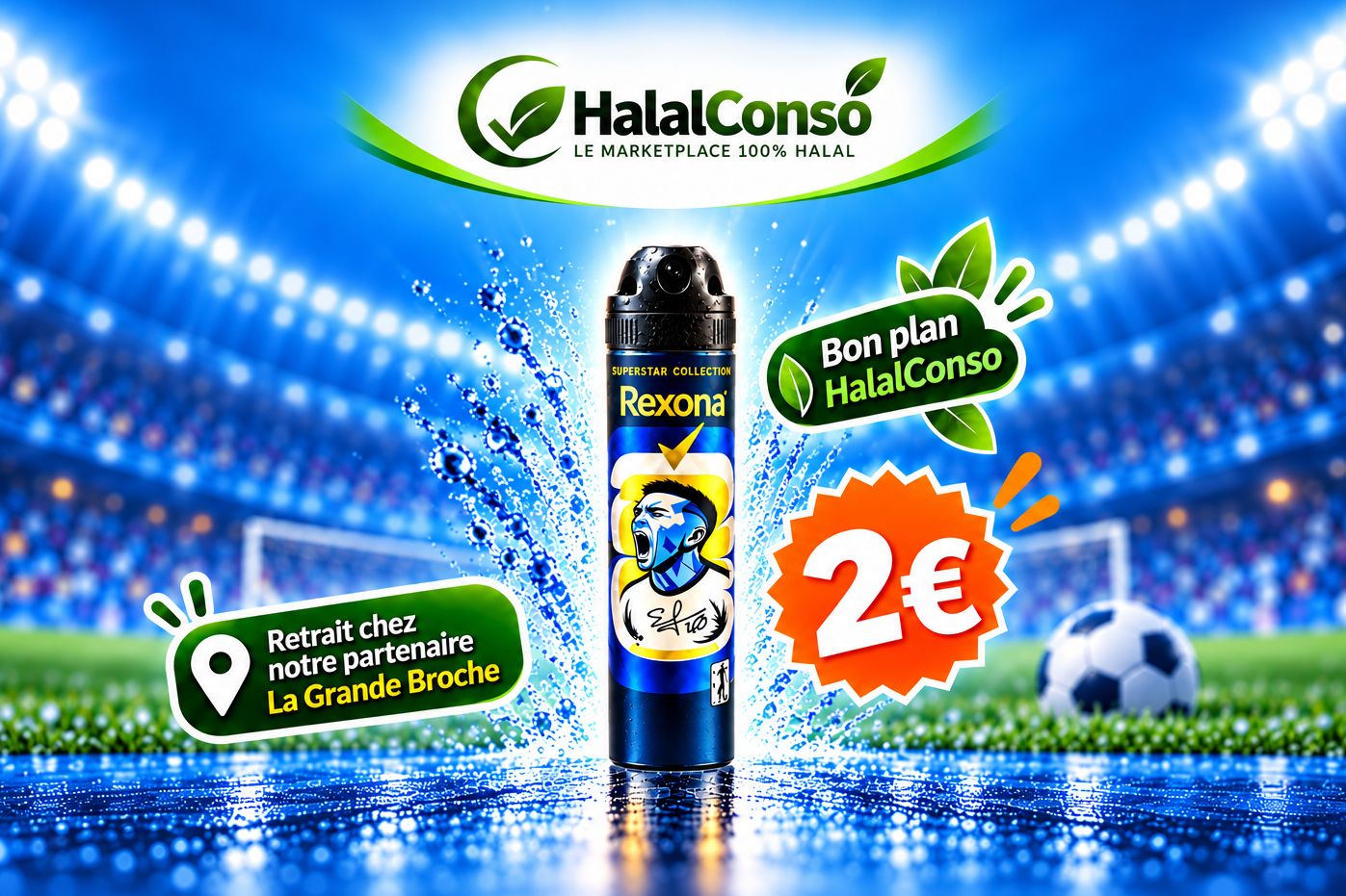 🔥 Déodorant Rexona Superstar Collection – Seulement 2 € !